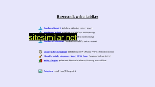 kobli.cz alternative sites