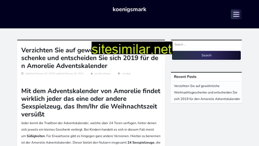 koenigsmark.cz alternative sites