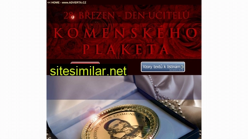 komenskehoplaketa.cz alternative sites