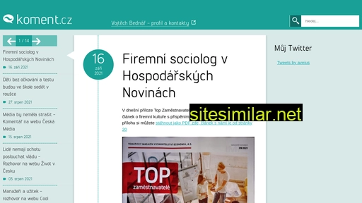 koment.cz alternative sites