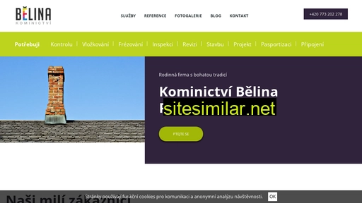 kominictvibelina.cz alternative sites