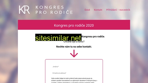 kongresprorodice.cz alternative sites