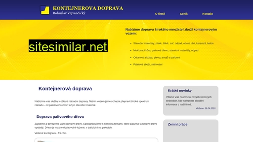 kontejnerovadopravakt.cz alternative sites