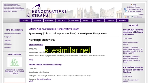 konzervativnistrana.cz alternative sites