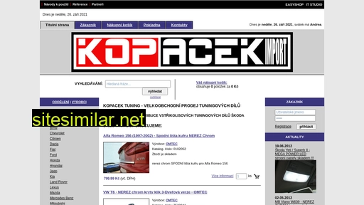 kopacek.cz alternative sites
