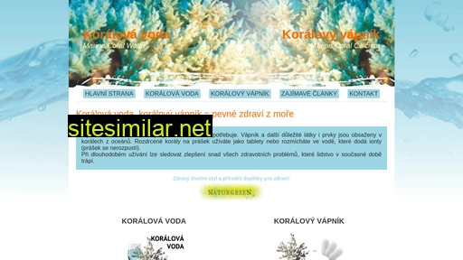 koralova-voda.cz alternative sites