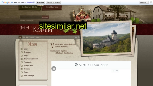 korunakarlstejn.cz alternative sites