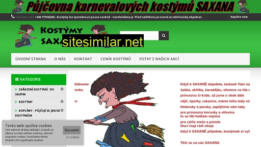 kostymysaxana.cz alternative sites