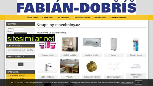 koupelny-stavebniny.cz alternative sites