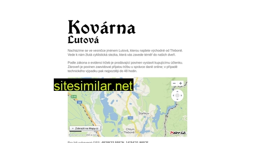 kovarna-lutova.cz alternative sites