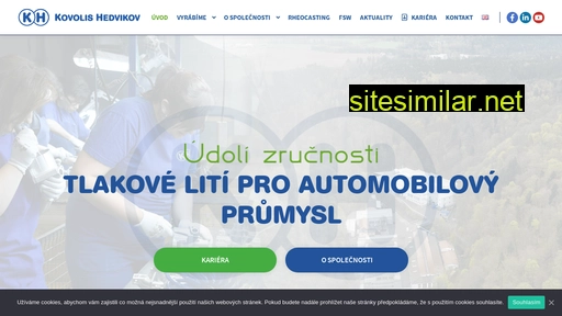kovolis-hedvikov.cz alternative sites