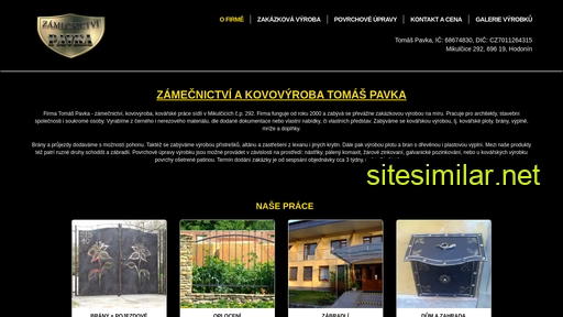 Kovovyroba-pavka similar sites