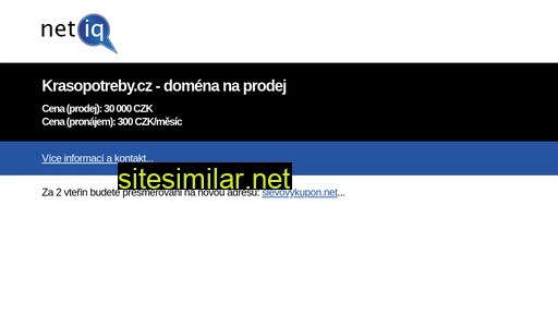 krasopotreby.cz alternative sites