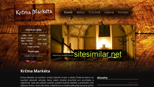krcmamarketa.cz alternative sites