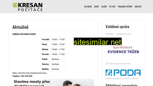 kresan.cz alternative sites
