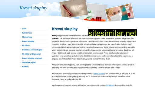 krevniskupiny.cz alternative sites