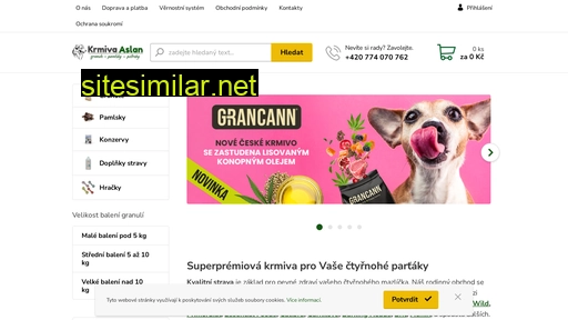 krmivaaslan.cz alternative sites
