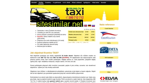 Krumlov-taxi similar sites