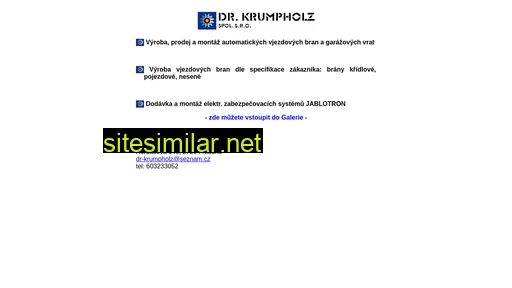 krumpholz.cz alternative sites