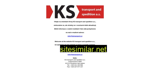 kstransport.cz alternative sites