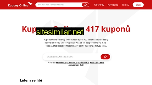 kuponyonline.cz alternative sites