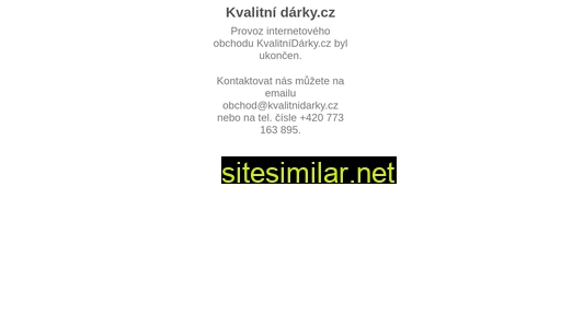 kvalitnidarky.cz alternative sites