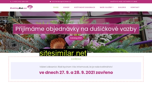 kvetinybus.cz alternative sites