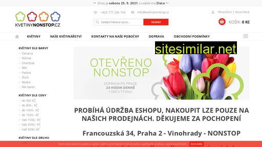kvetinynonstop.cz alternative sites