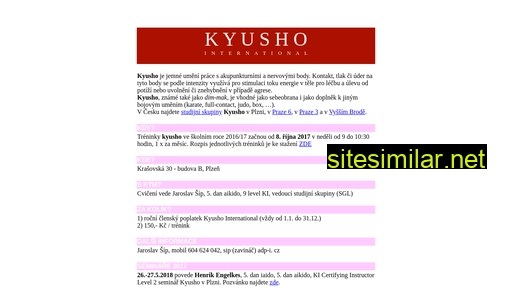 kyusho.cz alternative sites