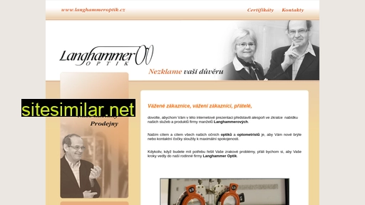 langhammer-optik.cz alternative sites