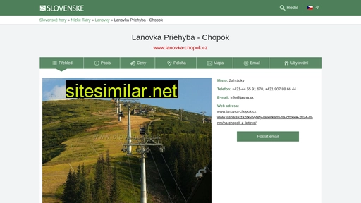 lanovka-chopok.cz alternative sites