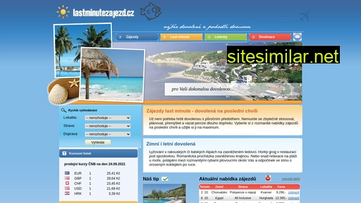 lastminutezajezd.cz alternative sites