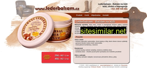 lederbalsam.cz alternative sites