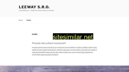 leeway.cz alternative sites