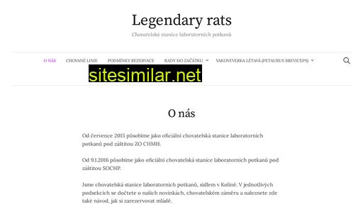 legendaryrats.cz alternative sites