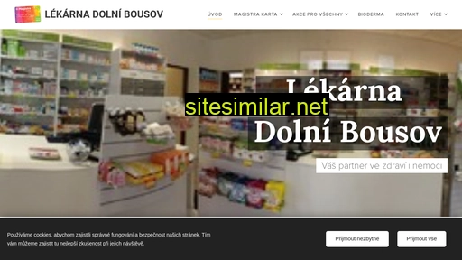 lekarna-dolnibousov.cz alternative sites