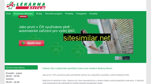 lekarnaatrium.cz alternative sites