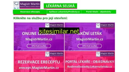 lekarnaselska.cz alternative sites