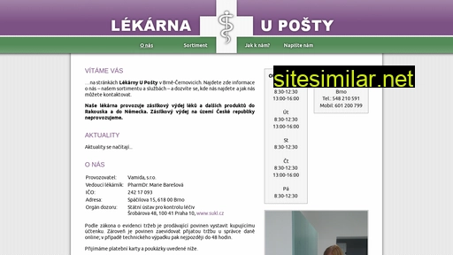 lekarnauposty.cz alternative sites