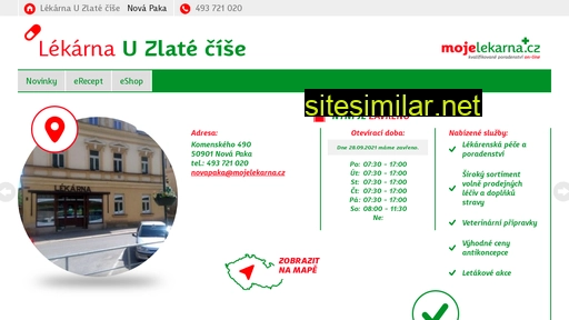lekarnauzlatecisenovapaka.cz alternative sites