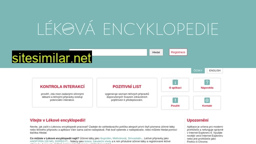 lekovaencyklopedie.cz alternative sites