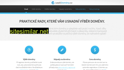 lepsidomeny.cz alternative sites