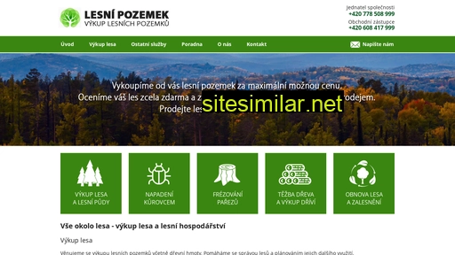 lesnipozemek.cz alternative sites