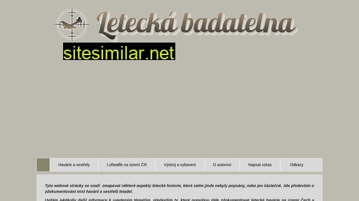 leteckabadatelna.cz alternative sites