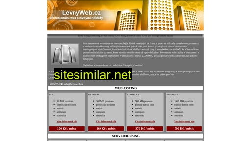 levnyweb.cz alternative sites