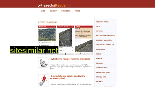 lezeckarevue.cz alternative sites