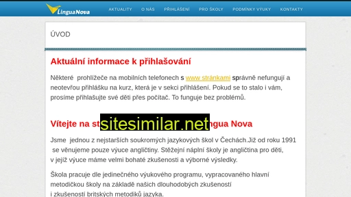 linguanova.cz alternative sites