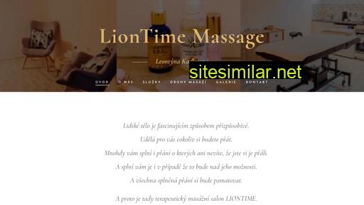 liontime-massage.cz alternative sites
