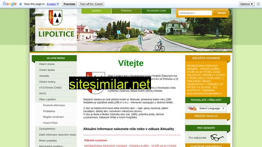 lipoltice.cz alternative sites