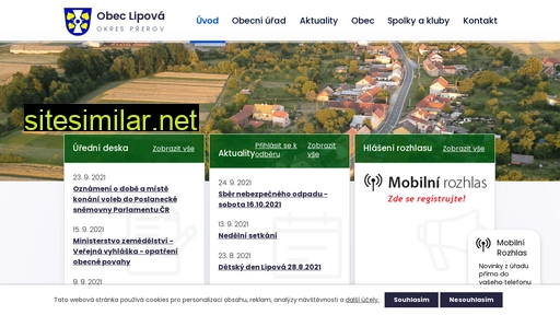 lipovaobec.cz alternative sites